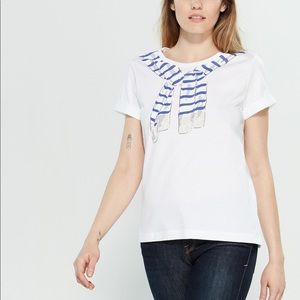KATE SPADE | TROMPE L’OEIL T-SHIRT